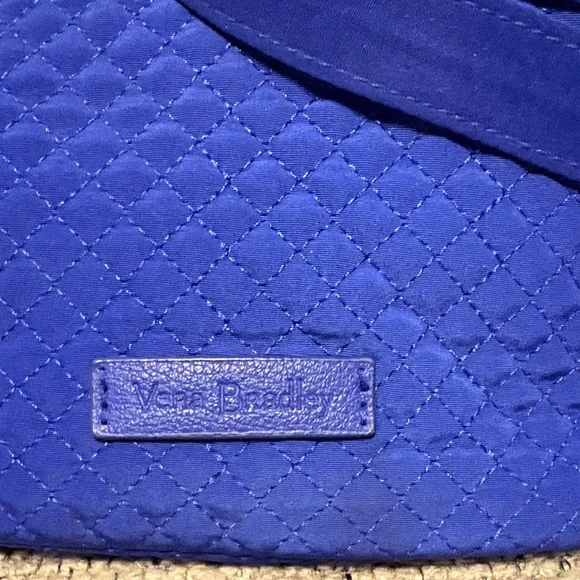 Vera Bradley Royal Blue Quilted Shoulder Bag - Picture 2 of 7